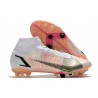 Nike Mercurial Superfly 8 Elite AG Bianco Nero Cremisi Vivace Rosa Blast