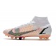 Nike Mercurial Superfly 8 Elite AG Bianco Nero Cremisi Vivace Rosa Blast