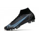 Nike Mercurial Superfly 8 Elite AG Nuovo Nero Grigio Ferro