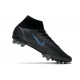 Nike Mercurial Superfly 8 Elite AG Nuovo Nero Grigio Ferro