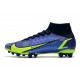 Nike Mercurial Superfly 8 Elite AG Nuovo Zaffiro Volt Blu Void