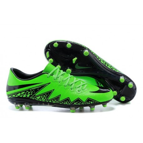 Scarpa da calcio Nike HyperVenom Phantom FG Uomo Verde Nero