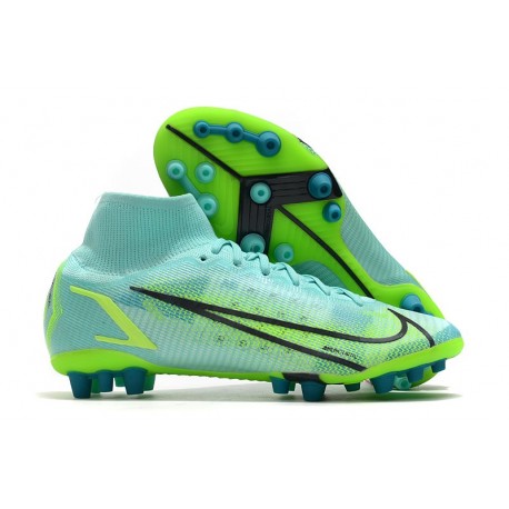 Nike Mercurial Superfly 8 Elite AG Nuovo Turchese Dinamico Lime Glow