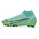 Nike Mercurial Superfly 8 Elite AG Nuovo Turchese Dinamico Lime Glow