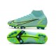 Nike Mercurial Superfly 8 Elite AG Nuovo Turchese Dinamico Lime Glow