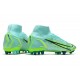 Nike Mercurial Superfly 8 Elite AG Nuovo Turchese Dinamico Lime Glow