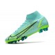 Nike Mercurial Superfly 8 Elite AG Nuovo Turchese Dinamico Lime Glow