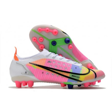 Nike Mercurial Vapor XIV Elite AG Pro Bianco Rosa