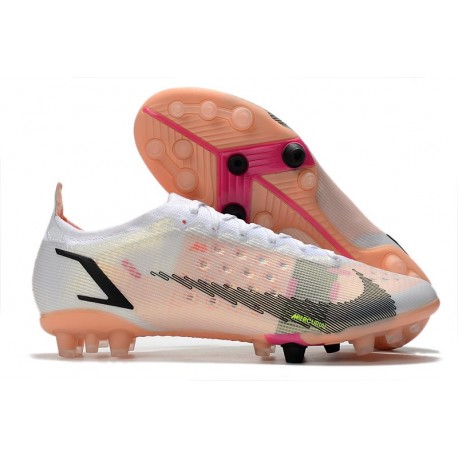 Nike Mercurial Vapor XIV Elite AG Pro Bianco Nero Cremisi Vivace Rosa Blast