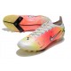 Nike Mercurial Vapor XIV Elite AG Pro Bianco Argento Metallico Platino Puro