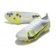 Nike Mercurial Vapor XIV Elite AG Pro Bianco Nero Metallic Argento Volt