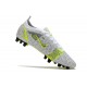 Nike Mercurial Vapor XIV Elite AG Pro Bianco Nero Metallic Argento Volt