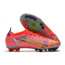 Nike Mercurial Vapor XIV Elite AG Pro Cremisi Vivace Argento Metallico