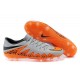 Scarpa da calcio Nike HyperVenom Phantom FG Uomo Nero Grigio Arancione