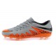 Scarpa da calcio Nike HyperVenom Phantom FG Uomo Nero Grigio Arancione