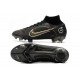 Nike Mercurial Superfly 8 Elite FG Nero Oro Metallico Argento