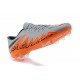 Scarpa da calcio Nike HyperVenom Phantom FG Uomo Nero Grigio Arancione