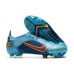 Nike Mercurial Vapor XIV Elite fg 2022 Blu Cloro Arancione Laser Marina