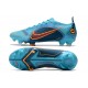 Nike Mercurial Vapor XIV Elite fg 2022 Blu Cloro Arancione Laser Marina