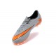 Scarpa da calcio Nike HyperVenom Phantom FG Uomo Nero Grigio Arancione