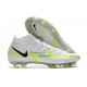 Scarpa Nike Phantom GT2 Elite DF FG Grigio Calcio Blu Marina Scuro