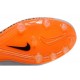 Scarpa da calcio Nike HyperVenom Phantom FG Uomo Nero Grigio Arancione