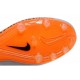 Scarpa da calcio Nike HyperVenom Phantom FG Uomo Nero Grigio Arancione