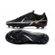 Nike Phantom GT 2 Elite FG Nero Metallic Grigio Scuro Oro Metallico