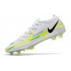 Nike Phantom GT 2 Elite FG Bianco Volt Nero