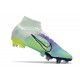 Nike Mercurial Superfly VIII Elite DF SG AC Dream Speed Verde Orzo Volt Electro Viola