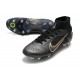 Nike Mercurial Superfly VIII Elite DF SG AC Nero Oro Metallico Argento Metallico