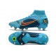 Nike Mercurial Superfly VIII Elite DF SG AC Blu Cloro Arancione Laser Marina