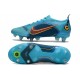 Nike Mercurial Vapor 14 Elite SG Blu Cloro Arancione Laser Marina