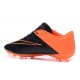 Scarpa da calcio Nike HyperVenom Phantom FG Uomo Arancione Nero