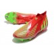 adidas Predator Edge+ FG Uomo Rosso Verde