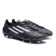 ADIDAS AdiZero F50 TRX FG Scarpe da calcio Messi Nero Bianco