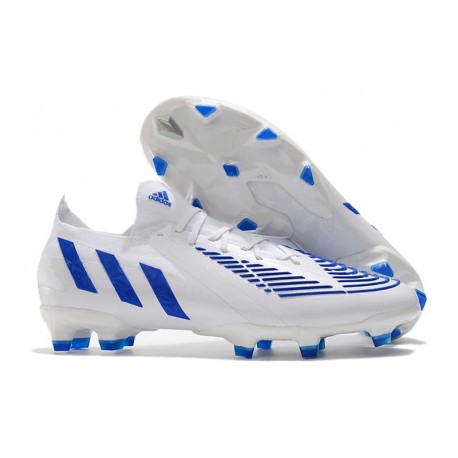 adidas Predator Edge.1 Low FG Bianco Hi Res Blu Bianco