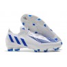 adidas Predator Edge.1 Low FG Bianco Hi Res Blu Bianco