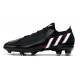 adidas Predator Edge.1 Low FG Nero Core Bianco Rosso Vivido