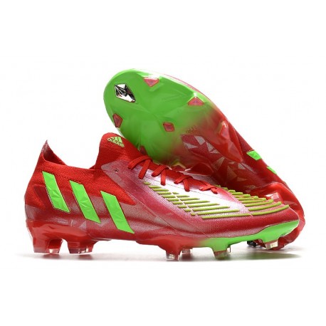 adidas Predator Edge.1 Low FG Rosso Verde