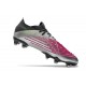 adidas Predator Edge.1 Low FG Argento Nero Rosa