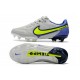 Nike Tiempo Legend 9 Elite FG Canguro Grigio Nebbia Volt Zaffiro