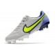 Nike Tiempo Legend 9 Elite FG Canguro Grigio Nebbia Volt Zaffiro