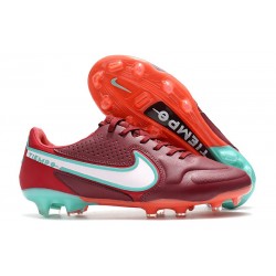 Nike Tiempo Legend 9 Elite FG Canguro Team Rosso Bianco Ibisco Mistico