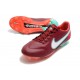 Nike Tiempo Legend 9 Elite FG Canguro Team Rosso Bianco Ibisco Mistico