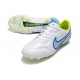 Nike Tiempo Legend 9 Elite FG Canguro Bianco Blu