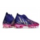 adidas Predator Edge+ FG Uomo Viola Argento Metallico Team Rosa Shock