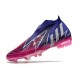 adidas Predator Edge+ FG Uomo Viola Argento Metallico Team Rosa Shock