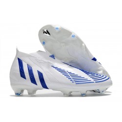 adidas Predator Edge+ FG Uomo Bianco Hi Res Blu