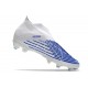 adidas Predator Edge+ FG Uomo Bianco Hi Res Blu